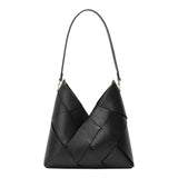 Phaedra Black Recycled Vegan Shoulder Bag