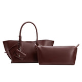 Astrid Burgundy Recycled Vegan Leather Tote Bag