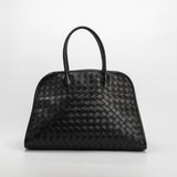 SAMPLE SM2906 Black Top Handle Bag - FINAL SALE