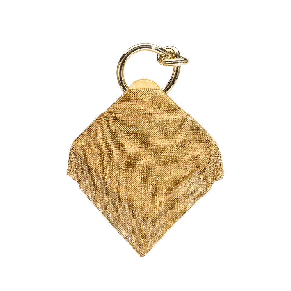 SAMPLE YS8500 Crystal Mesh Top Handle Bag FINAL SALE