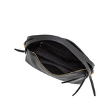 Emory Black Recycled Vegan Leather Top Handle Bag