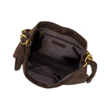 Venus Espresso Recycled Vegan Suede Tote Bag