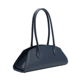 Birdie Navy Recycled Vegan Leather Shoulder Bag
