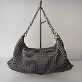 SAMPLE BK2401 Silver Shoulder Bag - FINAL SALE