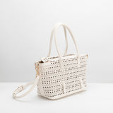 SAMPLE SM9421 Ivory Crossbody Bag - FINAL SALE