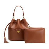 Janae Saddle Recycled Vegan Leather Top Handle Bag