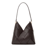 Phaedra Espresso Recycled Vegan Shoulder Bag