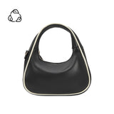 Sarita Black Recycled Vegan Crossbody Bag