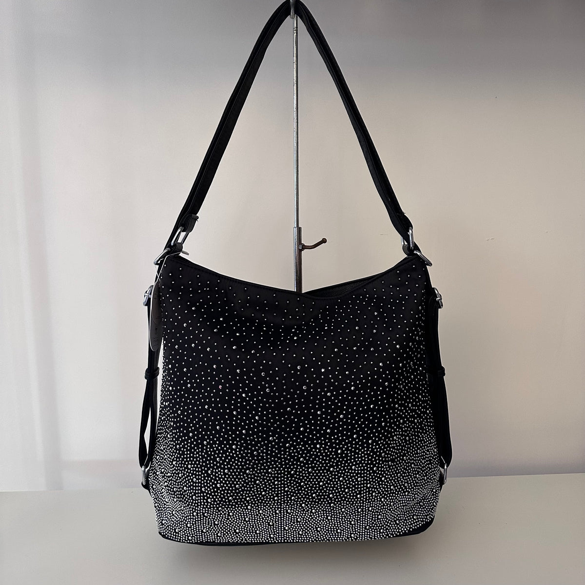 SAMPLE BK2405 Crystal Hobo Bag FINAL SALE