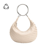 SAMPLE AC6054 Ivory Woven Crossbody Bag - FINAL SALE