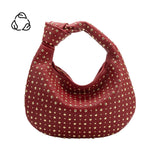 SAMPLE UA3512 Studded Red Large Hobo Bag - FINAL SALE