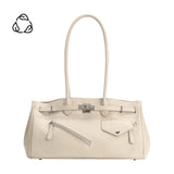 Rocky Ivory Recycled Vegan Leather Shoulder Bag