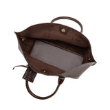 Astrid Espresso Recycled Vegan Leather Tote Bag