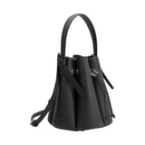 Laguna Black Recycled Vegan Leather Top Handle Bag