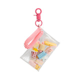 Snacks Multi Pink Vegan Bag Charm
