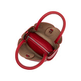 Tulip Red Recycled Vegan Top Handle Bag
