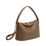 Lana Taupe Recycled Vegan Leather Crossbody Bag