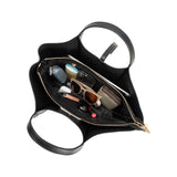 Malia Black Recycled Vegan Tote Bag