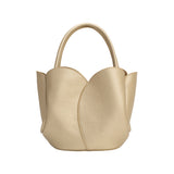 Tulip Gold Recycled Vegan Top Handle Bag