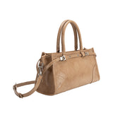Rhonda Tan Recycled Vegan Top Handle Bag