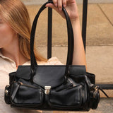 SAMPLE BD1016-2 Black Shoulder Bag - FINAL SALE
