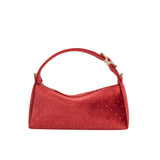 Shanice Red Velvet Crossbody Bag