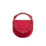 Trudie Ruby Satin Crossbody Bag