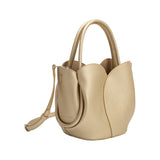 Tulip Gold Recycled Vegan Top Handle Bag