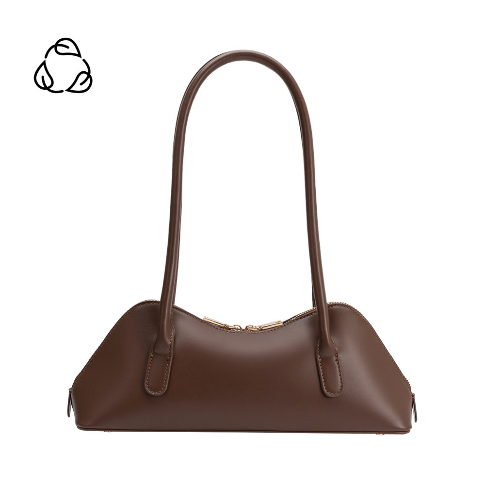 Melie Bianco Dakota Vegan Leather Bag -Chocolate