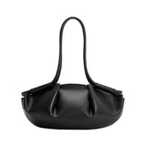 Candace Black Recycled Vegan Leather Shoulder Bag