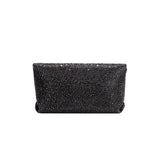 Fayth Black Rhinestone Wristlet