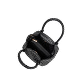 SAMPLE YP9234 Black Top Handle Bag - FINAL SALE