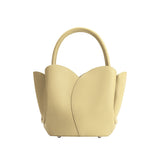 Tulip Yellow Recycled Vegan Top Handle Bag