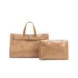Sutton Tan Recycled Vegan Tote Bag
