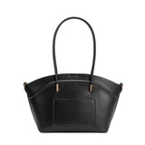 Hazel Black Recycled Vegan Leather Tote Bag