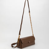SAMPLE SM3298 Chocolate Crossbody Bag - FINAL SALE