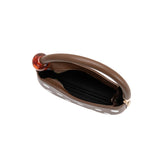 Jennie Chocolate Recycled Vegan Top Handle Bag