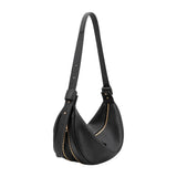 Hayden Black Recycled Leather Crossbody Bag