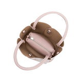 Tulip Pink Flowers Recycled Vegan Top Handle Bag