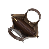 Belinda Espresso Recycled Vegan Leather Tote Bag