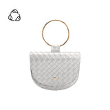 SAMPLE YP9221 Silver Top Handle Bag - FINAL SALE