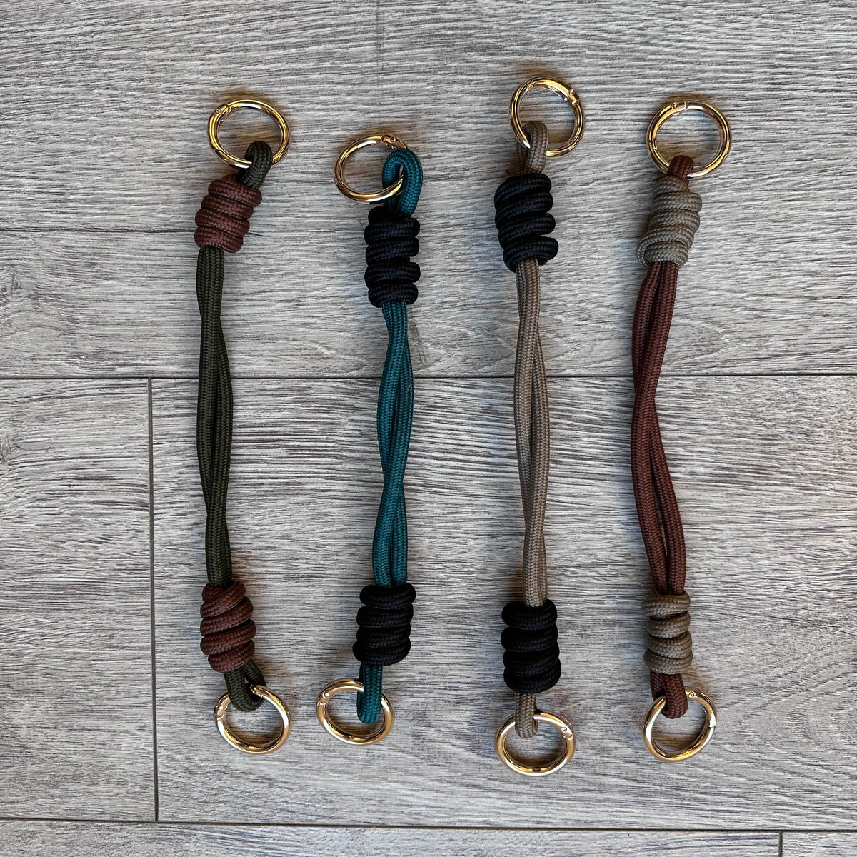SAMPLE BD1056 Knotted Short Rope Bag Charm FINAL SALE