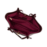 Imelda Burgundy Recycled Vegan Leather Tote Bag