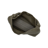 Quinn Olive Recycled Vegan Leather Shoulder Bag