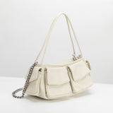 SAMPLE SM9589 White Crossbody Bag - FINAL SALE