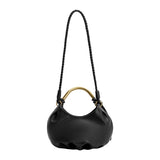 Dottie Black Recycled Vegan Leather Top Handle Bag