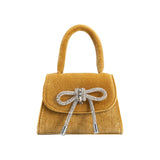 Sabrina Gold Mini Top Handle Bag
