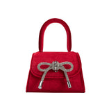Sabrina Red Mini Top Handle Bag