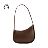 Willow Espresso Recycled Vegan Shoulder Bag