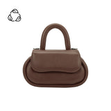 Cici Chocolate Small Recycled Vegan Crossbody Bag